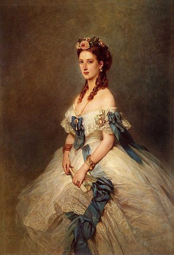 Alexandra of Denmark, Princess of Wales, 1864 (Franz Xaver Winterhalter) (1805-1873)   The Royal Collection, London,  RCIN 402351  