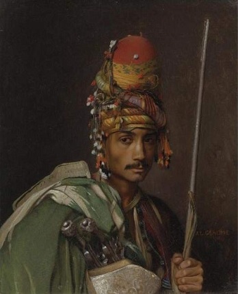 A Bashi Bazouk, ca. 1869  (Jean-Léon Gérôme) (1824-1904) Private Collection 