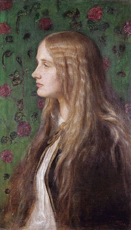 Edith Villiers, later the Countess of Lytton, 1862 (George Frederick Watts) (1817-1904)   Sothebys Sale 