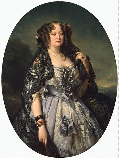 Princess Alexandrovna Sophia Radzivil, 1864 (Franz Xaver Winterhalter) (1805-1873)   State Hermitage Museum, St. Petersburg, Russia   