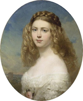 Princess Amelia of Bavaria, 1860  (Franz Xaver Winterhalter) (1805-1873)  Location TBD 
