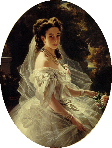 Princess Pauline Sandor de Metternich, 1860 (Franz Xaver Winterhalter) (1805-1873)   Location TBD