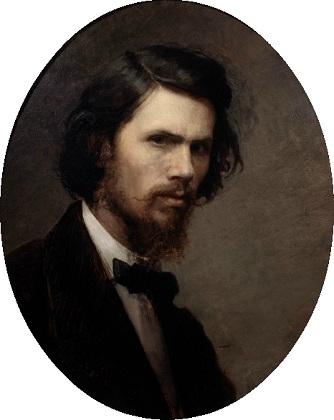 Self-Portrait, 1867 (Ivan Kramskoi) (1837-1887)   State Tretyakov Gallery, Moscow   