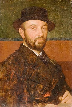 Self-Portrait, ca. 1860 (Jules-Élie Delaunay)  (1828-1891)   Musée des Beaux-Arts de Nantes 