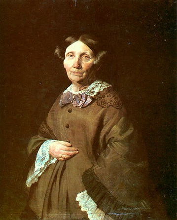 The Artists Mother, ca. 1860 (Marceli Maszkowski) (1837-1862)  Lviv Art Gallery  