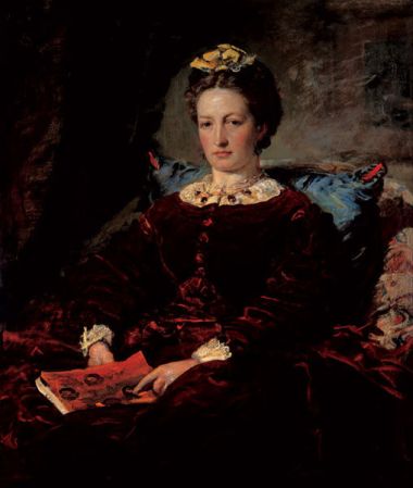 Effie Gray, The Artists Wife, ca. 1860 (John Everett Millais) (1829-1896) Location TBD