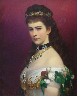 Empress Elizabeth of Austria, 1868 (George Martin Ignaz Raab) (1821-1885)  Lviv Art Gallery  