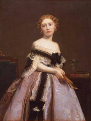 Mrs. Robert C. Winthrop (Frances Pickering Adams), 1861 (William Morris Hunt) (1824-1879)   Museum of Fine Arts, Boston, MA     24.339 