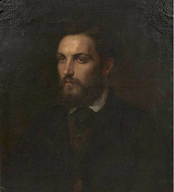 A Man, ca. 1868  (Fritz Paulson) (1838-1898) Cream Gallery, Fullerton CA  