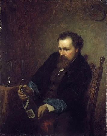 Self-Portrait, 1863 (Eastman Johnson) (1824-1906)   Art Institute of Chicago, IL,  1924.126 