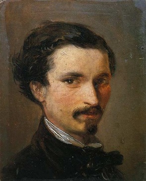 Self-Portrait, 1861  (Silvestro Lega) (1826-1895)  Galleria degli Uffizi, Firenze 