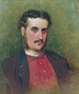 Self-Portrait, 1862 (George Elgar Hicks) (1824-1914)   Maas Gallery, London  