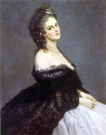 Virginia Oldoini, Countess of Castiglione, 1862 (Michele Gordigiani) (1830-1909)  Location TBD 
