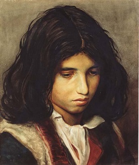 A Gypsy Boy, 1873 (Franz Defregger) (1835-1921)   Location TBD 