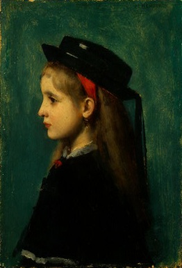 Alsatian Girl, 1873 (Jean-Jacques Henner) (1829-1905)   National Gallery of Art, Washington D.C.  