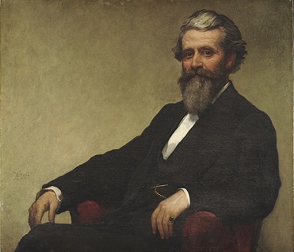 Judge John Lowell, 1872 (William Morris Hunt) (1824-1879)   Harvard University Portrait Collection, Cambridge, MA 