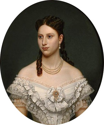 Louise Josephine Eugenie of Sweden, future Queen consort of Denmark, ca. 1870 (Amalia  Lindegren) (1814-1891)  Location TBD   