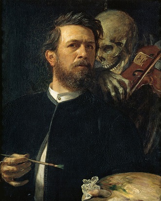Self-Portrait, 1872 (Arnold Böcklin) (1827-1901)    Alte Nationalgalerie, Berlin,  A I 633