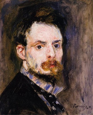 Self-Portrait, 1875 (Pierre August Renoir) (1841-1919)  The Sterling and Francince Clark Art Institute, Williamstown, MA, 1955.611