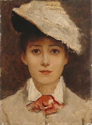 Self-Portrait, 1877 (Louise Janer Jopling) (1843-1933)  Location TBD 