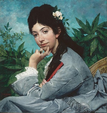 Stephanie Bousset, 1871 (Jules-Élie Delaunay) (1828-1891) Musée des Beaux-Arts de Nantes  
