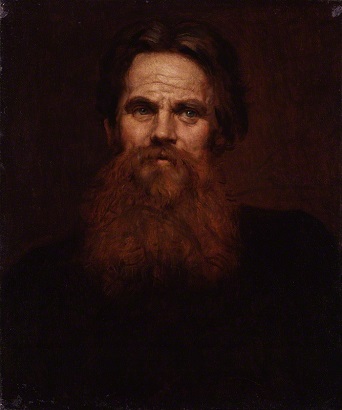William Holman Hunt, ca. 1877 (Sir William Blake Richmond) (1842-1921)  National Portrait Gallery, London,  NPG 1901 