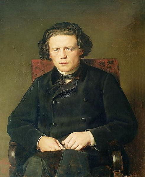 Anton G. Rubinstein, 1870 (Wassily Perov) (1833-1882) Location TBD 