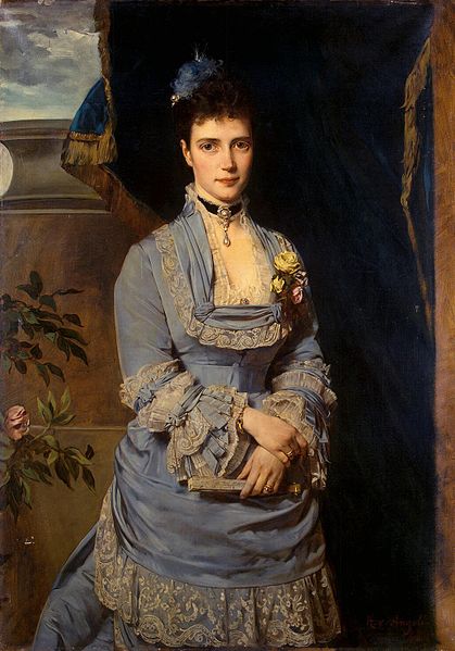Grand Duchess Maria Fiodorovna, 1874 (Heinrich von Angeli) (1840-1825) The State Hermitage, St. Petersburg 