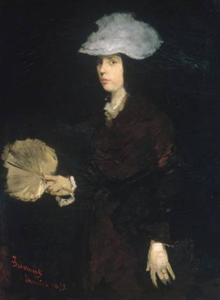 A Lady, 1873 (Frank Duveneck) (1848-1919)    The Metropolitan Museum of Art, New York, NY     66.19 