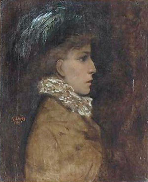 Sarah Bernhardt, ca. 1874 (Gustave Doré) (1832-1883)  Location TBD 