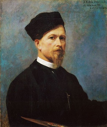 Self-Portrait, 1874 (Peter Nicolai Arbo) (1831-1892)  Location TBD   