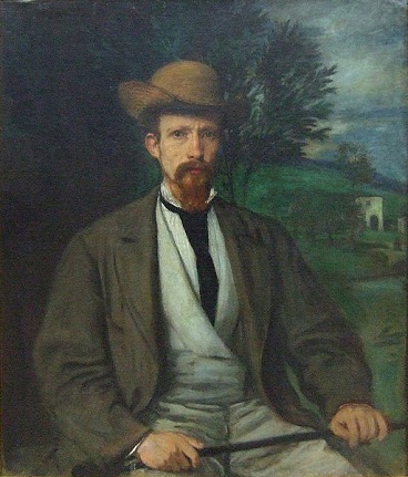Self-Portrait, 1874  (Hans von Marées) (1837-1887)  Alte Nationalgalerie, Berlin,  Room 2.02  