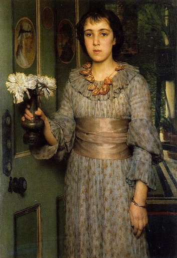 Anna Alma-Tadema, daughter of the artist,  1883 (Lawrence Alma-Tadema) (1836-1912) Royal Academy of Arts, London 