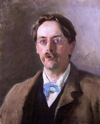 Edmund Gosse, 1886 (John Singer Sargent) (1856-1925)   National Portrait Gallery, London  