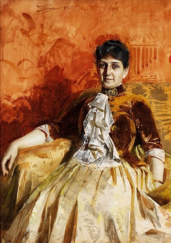 Lisen Lamm, 1885 (Anders Zorn) (1860-1920) Uppsala Auktionskammare, Sweden   