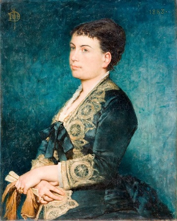 Fanny Guiard, née Goüin, 1883 (Jules-Élie Delaunay) (1828-1891)  Musée des beaux-arts de Nantes 