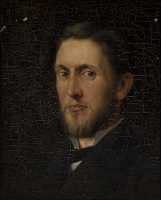 A Man, ca. 1885 (Julian Alden Weir) (1852-1919)  Brigham Young Museum of Art, Provo, UT,  824000004  