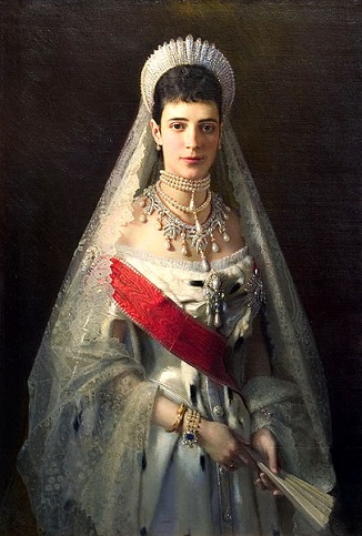 Maria Feodorovna, Princess Dagmar of Denmark, future Empress of Russia, ca. 1880 (Ivan Kramskoi) (1837-1887)  Location TBD  