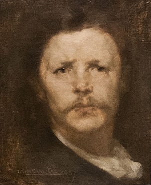 Self-Portrait, 1887  (Eugène Carrière) (1849-1906)  Museum voor Schone Kunsten, Gent   