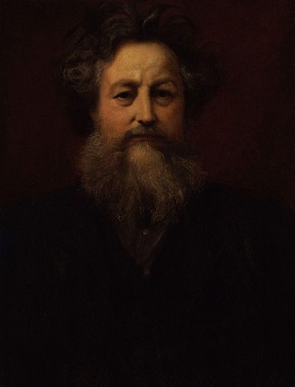 William Morris, ca. 1885 (Sir William Blake Richmond) (1842-1921)  National Portrait Gallery, London,  NPG 1938  