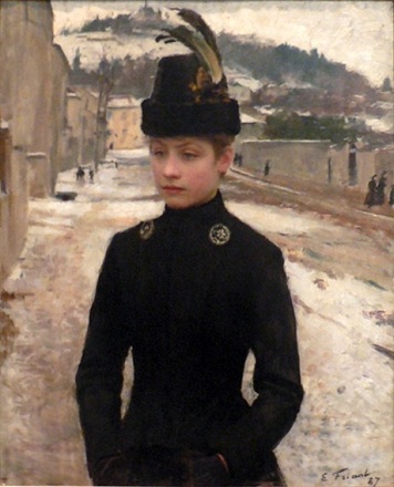 A Young Girl from Nancy, 1887 (Émile Friant) (1863-1932)  Musée des beaux-arts de Nancy    