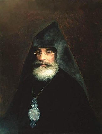Archbishop Gabriel Aivazyan, brother of the artist, 1883 (Ivan Aivazovsky) (1817-1900)   National Art Gallery of Feodosiya, Ukraine 
