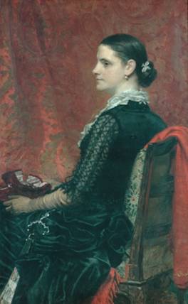 The Artists Wife, ca. 1883 (Thomas Hicks) (1823-1890)    The Metropolitan Museum of Art, New York, NY     17.67  