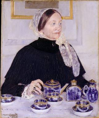 A Lady at the Tea Table, 1885 (Mary Cassatt) (1844-1926)  The Metropolitan Museum of Art, New York, NY    23.101 