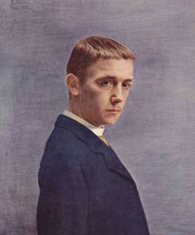 Self-Portrait, ca. 1885 (Felix Vallotton) (1865-1925) Location TBD 
