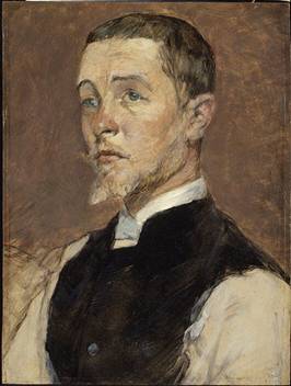 Albert (René) Grenier, 1887 (Henri de Toulouse-Lautrec) (1864-1901)   The Metropolitan Museum of Art, New York, NY     1979.135.14 
