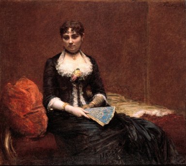 Madame Leon Maitre, 1882 (Henri Fantin-Latour) (1836-1904) Brooklyn Museum, NY  06.69