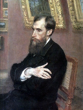 Pavel Mikhailovich Tretyakov, 1883 (Ilya Repin) (1844-1930)  State Tretyakov Gallery, Moscow   