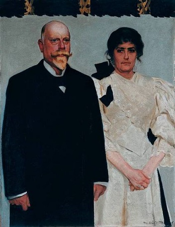 Erik and Amalie Skram, 1895 (Harald Slott-Møller) (1864-1937)  Bergen Offentlige Bibliotek 