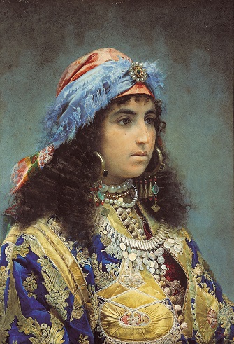 A Woman from Tangiers, ca. 1891 (Josef Tapiro) (1836-1913)   Dahesh Museum of Art, New York